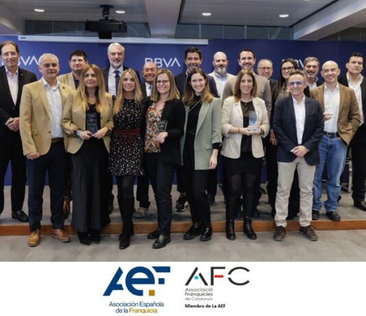 Seis socios de la AEF, galardonados en los VII Premios de Franquicias de Cataluña